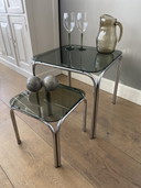2x tavolini laterali Mid-Century