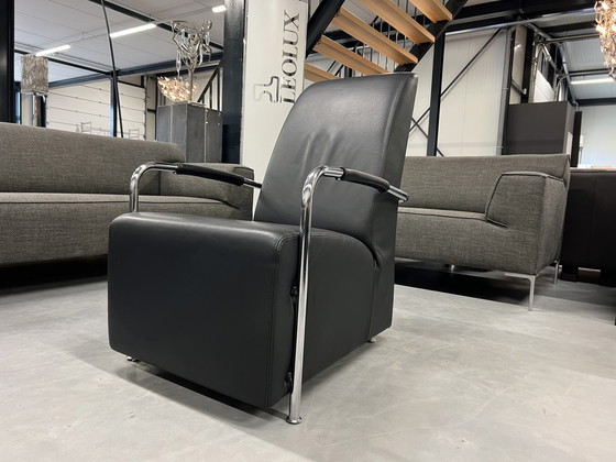 Image 1 of Gelderland 6421 Armchair black leather