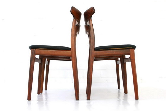 Image 1 of 4x Henning Kjaernulf for Bruno Hansen, Danish Teak dining chair / Stuhl, like new, without signs of wear