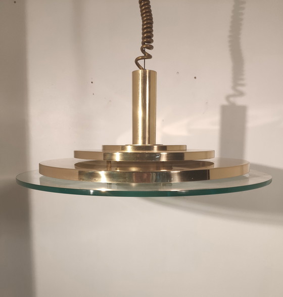 Image 1 of Brass lamp gold look