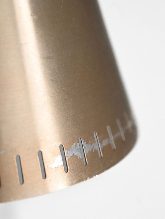 Image 1 of 1960S Danish Teak Wall Sconce With Adjustable Arm And Metal Shade