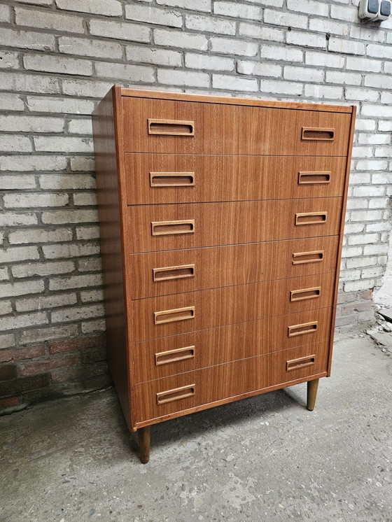 Image 1 of Tall Chest of Drawers, P. Westergaard Mobelfabrik, Denmark 1960'S