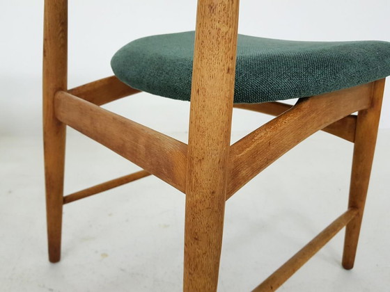 Image 1 of 4x Chaises de salle à manger en chêne vintage