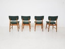 4x Vintage Oak Dining Room Chairs