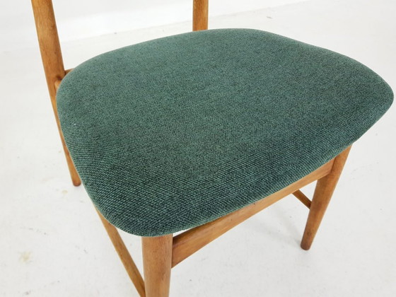 Image 1 of 4x Chaises de salle à manger en chêne vintage