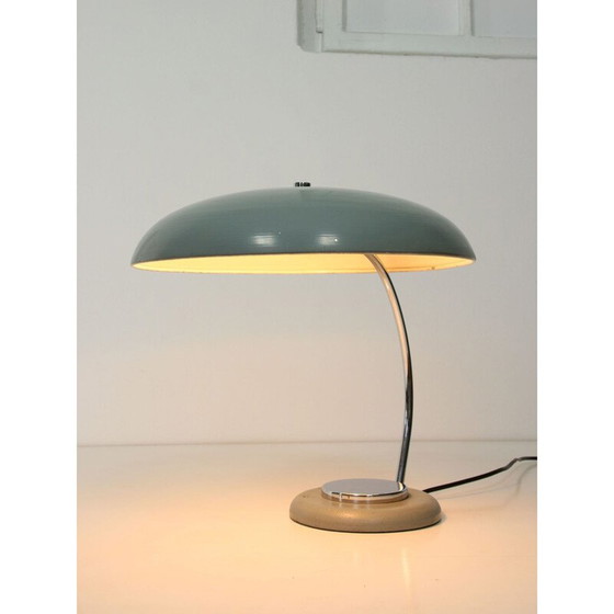 Image 1 of Vintage Bauhaus table lamp with big buttons