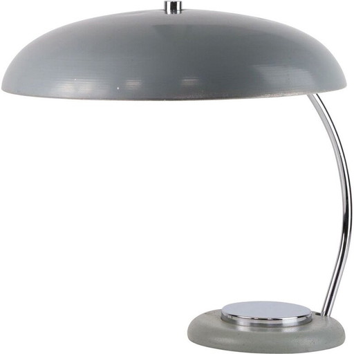 Vintage Bauhaus table lamp with big buttons