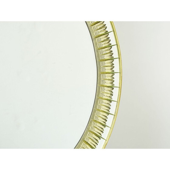 Image 1 of Vintage brass mirror by Sergio Mazza for Artemide, Italy 1960