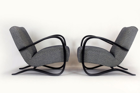 Image 1 of Restored Model H-269 Armchairs By Jindřich Halabala For Up Závody, 1930S, Set Of 2