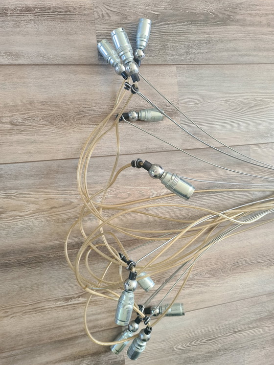 Image 1 of Vintage Design Chandelier Pola 10 Arm Lamp Amstelveen Dutch Design