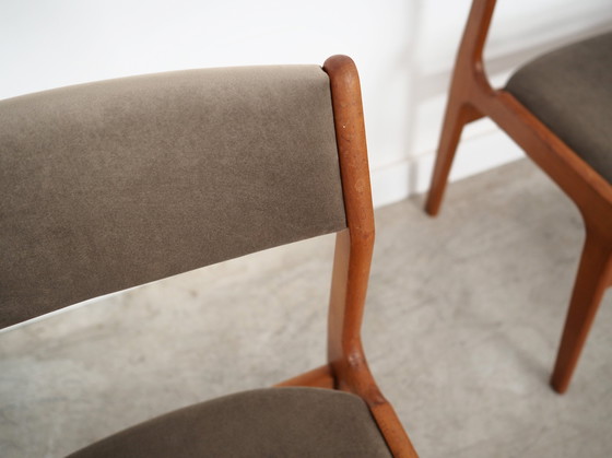 Image 1 of Set Of Four Teak Chairs, Danish Design, 1960S, Manufacture: Nova