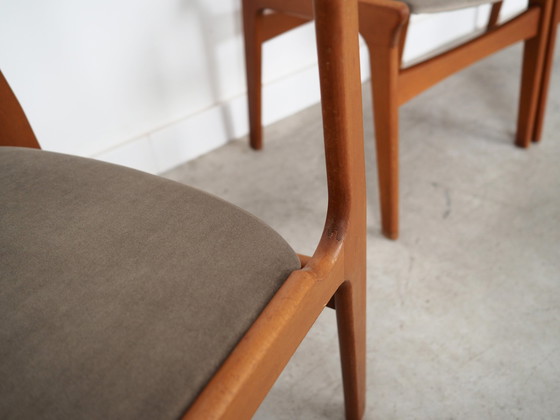 Image 1 of Set Of Four Teak Chairs, Danish Design, 1960S, Manufacture: Nova