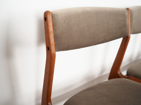 Image 1 of Set Of Four Teak Chairs, Danish Design, 1960S, Manufacture: Nova