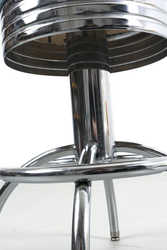 Image 1 of 3x retro American dinner stools