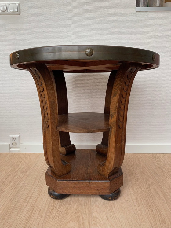 Image 1 of oak coffee table, Berlag style