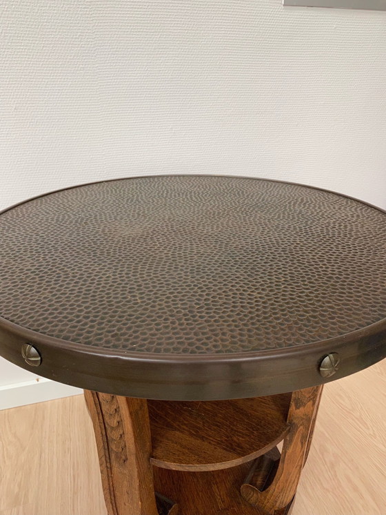 Image 1 of oak coffee table, Berlag style