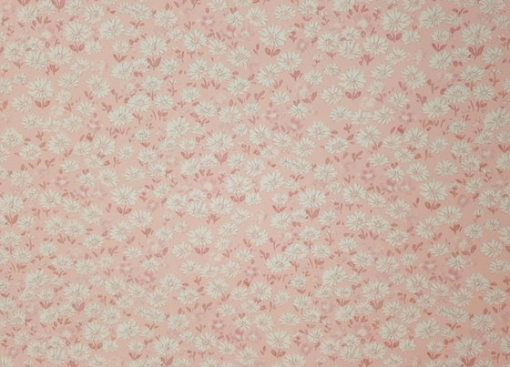 Image 1 of 12685 Carta da parati floreale vintage rosa dolce