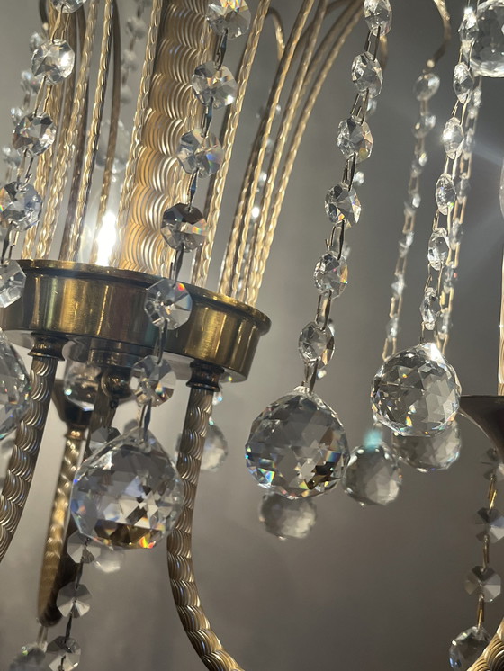 Image 1 of Branded Swarovski Crystal Chandelier By Louis Lx Lamp