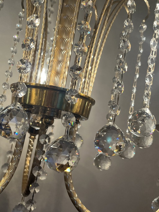 Branded Swarovski Crystal Chandelier By Louis Lx Lamp