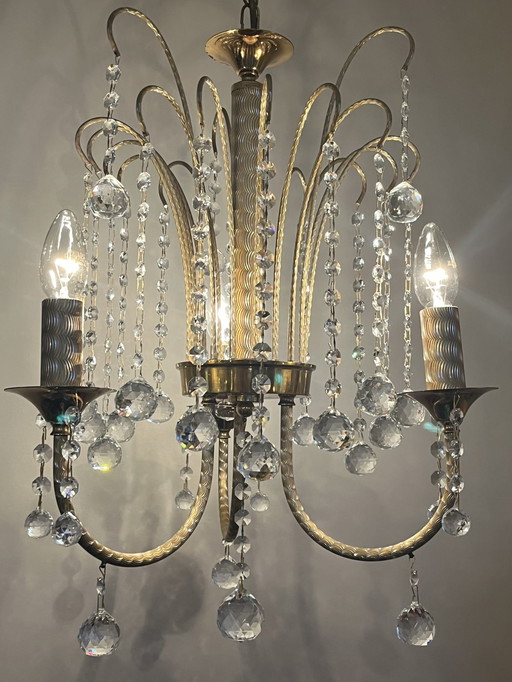 Branded Swarovski Crystal Chandelier By Louis Lx Lamp