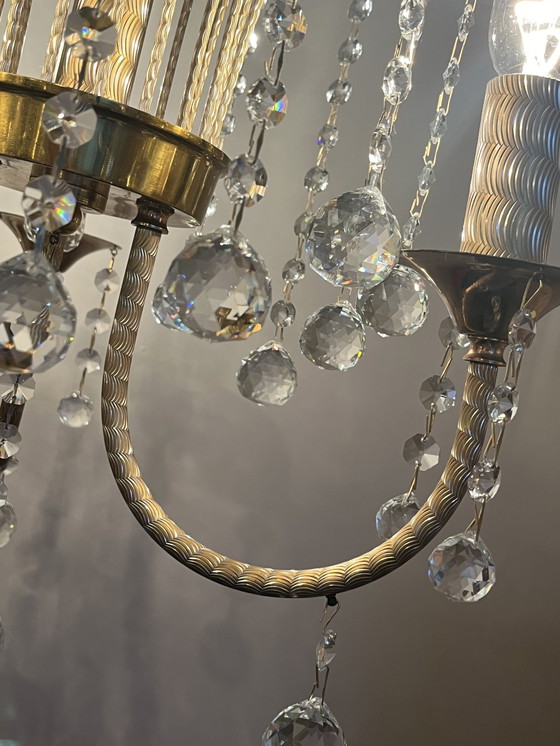 Image 1 of Branded Swarovski Crystal Chandelier By Louis Lx Lamp