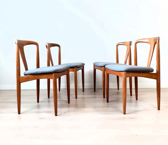 Image 1 of 4 x Johannes Andersen dining chairs for Uldum