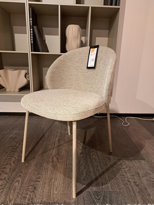 Princeton Dining Chair. Beige Mojave Fabric 0300