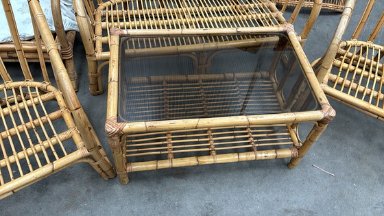 Image 1 of Vintage rattan set