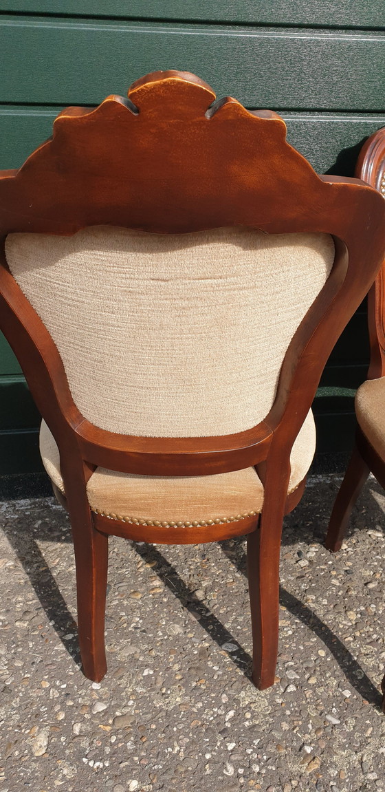 Image 1 of 4x Baroque Dining Room Chairs