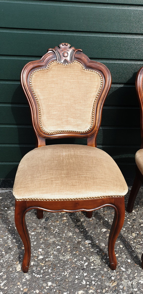 Image 1 of 4x Baroque Dining Room Chairs