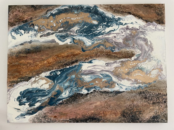 Image 1 of Lotte Collette - Dipinto su tela con rilievo