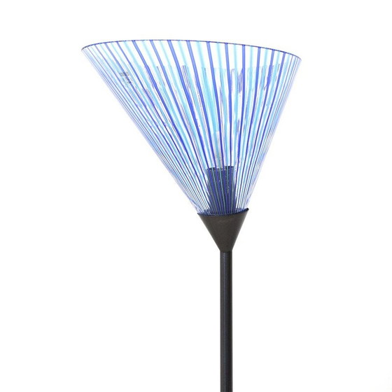 Image 1 of Lámpara de pie con base de cristal y difusor de Carlo Bartoli para Antonangeli, 1980