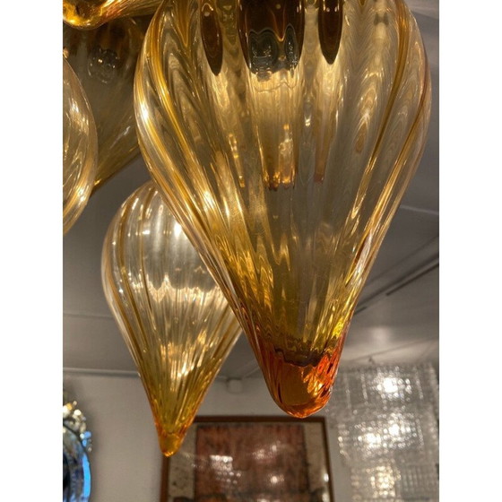 Image 1 of Vintage chandelier in Murano glass Venini