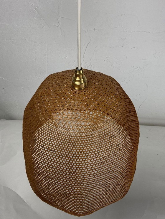 Image 1 of Webbing Beehive Hanging Lamp, 1930S