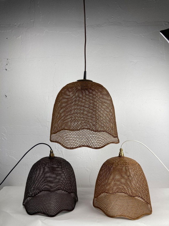 Image 1 of Webbing Beehive Hanging Lamp, 1930S