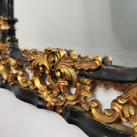 Image 1 of Vintage Rococo, Baroque Italian Putti mirror, mantel mirror