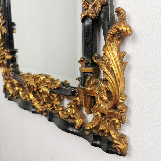 Image 1 of Vintage Rococo, Baroque Italian Putti mirror, mantel mirror