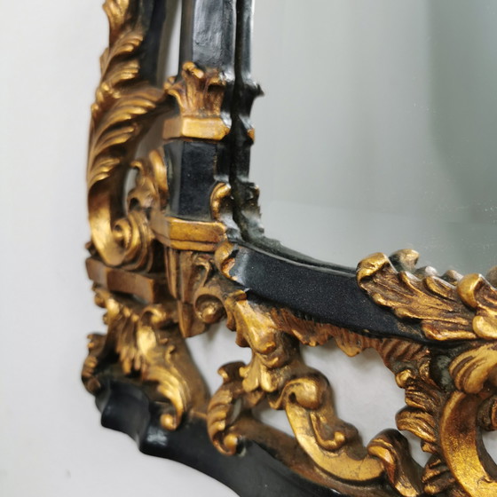 Image 1 of Vintage Rococo, Baroque Italian Putti mirror, mantel mirror