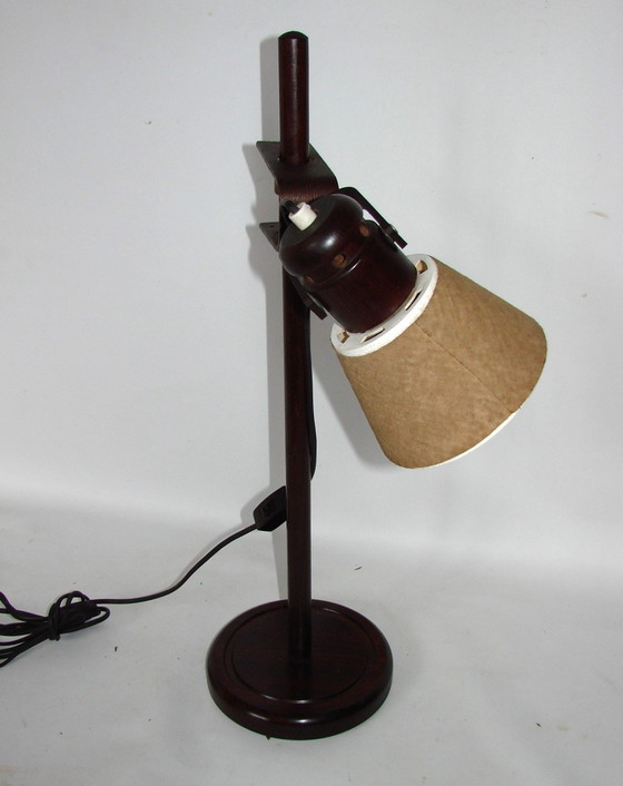 Image 1 of Lámpara de mesa sueca, Gb Solbackens Svarveri, años 70