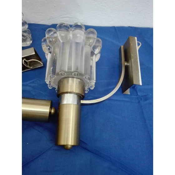 Image 1 of Set of 4 Vintage Wall Light by Gaetano Sciolari - 1960s