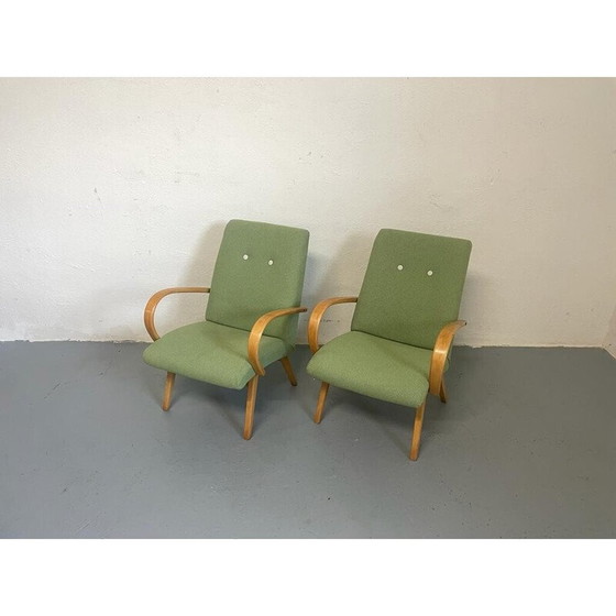 Image 1 of Pair of vintage armchairs by Jaroslav Smidek for Ton, Czechoslovakia 1960