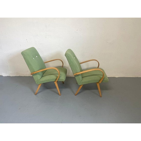 Image 1 of Pair of vintage armchairs by Jaroslav Smidek for Ton, Czechoslovakia 1960