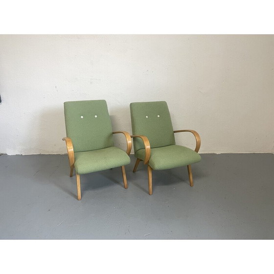 Image 1 of Pair of vintage armchairs by Jaroslav Smidek for Ton, Czechoslovakia 1960