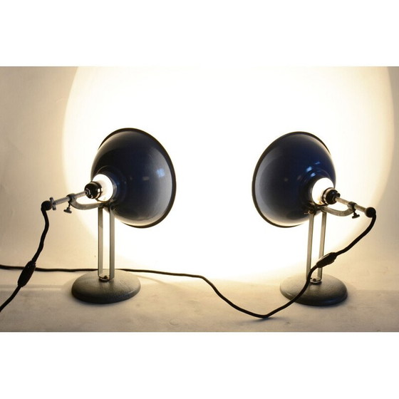 Image 1 of Coppia di lampade vintage Bauhaus di Drupol, Cecoslovacchia 1930