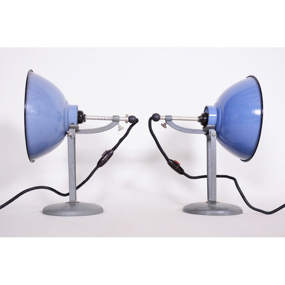 Image 1 of Coppia di lampade vintage Bauhaus di Drupol, Cecoslovacchia 1930