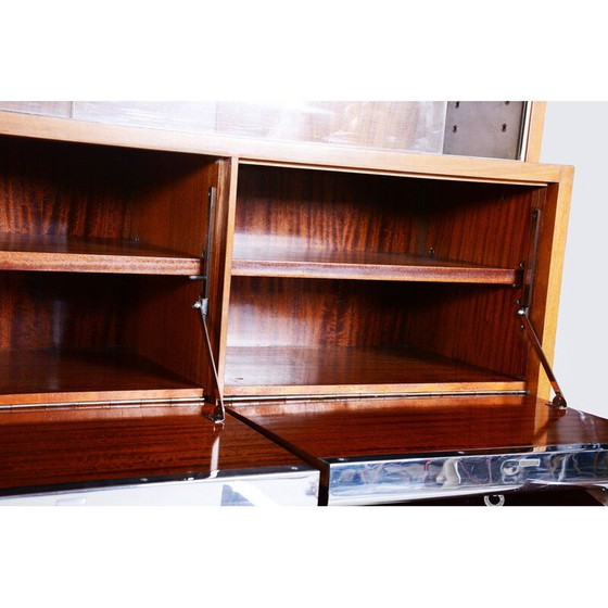 Image 1 of Vintage art deco walnut sideboard, Czechoslovakia 1930