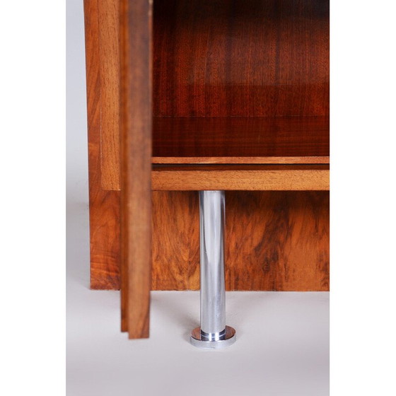 Image 1 of Vintage art deco walnut sideboard, Czechoslovakia 1930