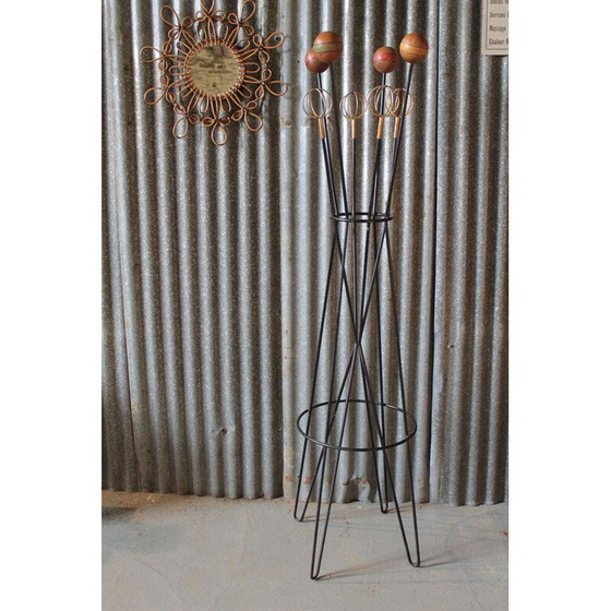 Image 1 of Vintage Geo Astrolab coat rack by Roger Feraud, 1950s