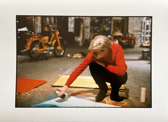 Image 1 of Nat Finkelstein (1933-2009), Andy Warhol con spray.   