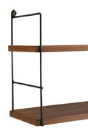 Scaffale da parete con ripiani in legno 'Hillegersberg' vintage